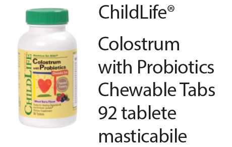 Colostrum with Probiotics Chewable Tabs 92 tablete masticabile